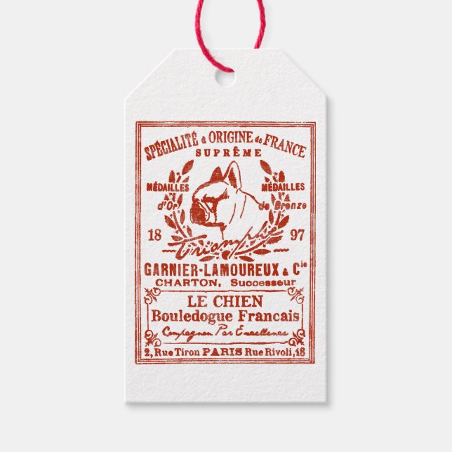 Oberste Geschenkanhänger (Vorderseite)