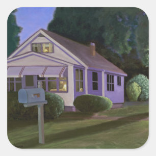 Oberste Treppe 2006 Quadratischer Aufkleber