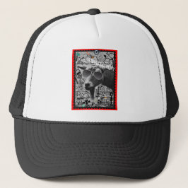 Oberste Ziege {Bester aller Zeit} Hut Truckerkappe