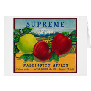 Oberster Apple-Aufkleber - Washington-Staat