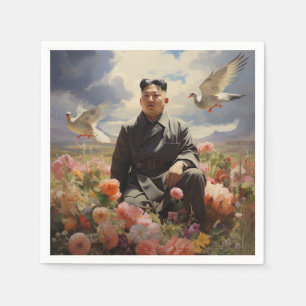 Oberster Führer Kim Jong Un Serviette