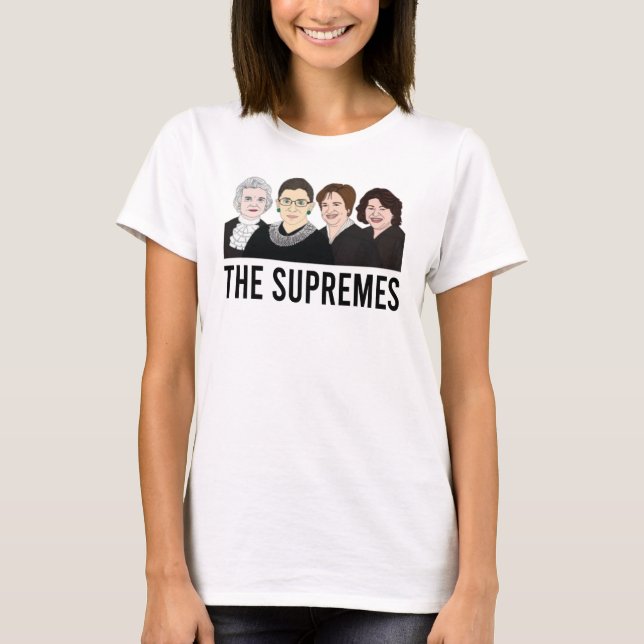 Oberster Gerichtshof Frauen, Ruth Bader Ginsburg T-Shirt (Vorderseite)