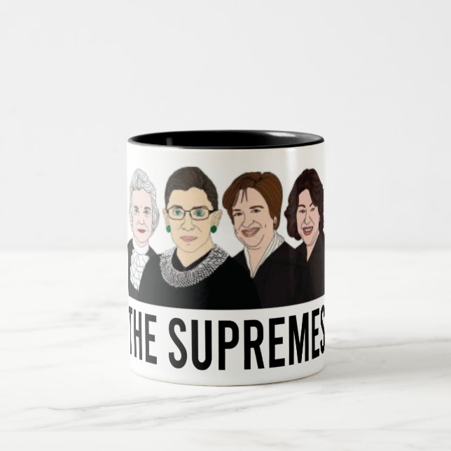 Oberster Gerichtshof Frauen, Ruth Bader Ginsburg Zweifarbige Tasse (Mittel)