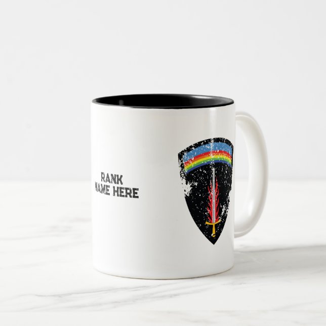 Oberster Hauptsitz von SHAEF - Not leidend Zweifarbige Tasse (VorderseiteRechts)
