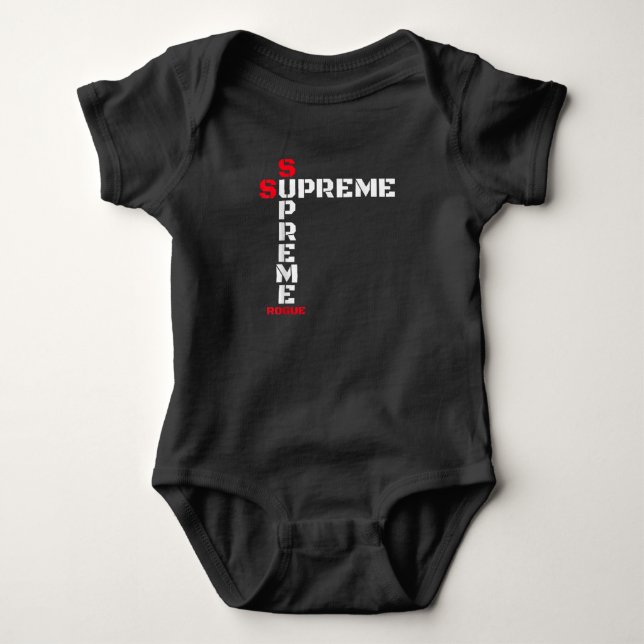 Oberster Offizier Krieger Patriot Military Baby Strampler (Vorderseite)