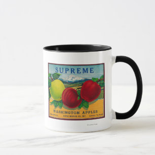 Oberstes Apple-Label - Staat in Washington Tasse