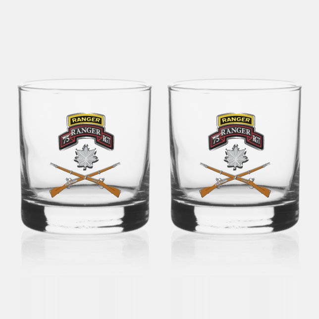 Oberstleutnant des Ranger Regiment LTC Whiskyglas (Vorderseite)