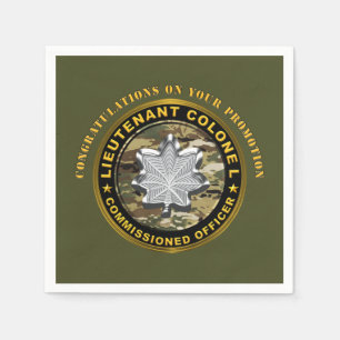 Oberstleutnant LTC Werbeaktion Serviette