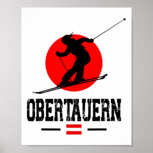 Obertauern Österreich Ski Resort Alpen Österreich Poster