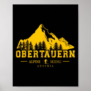 Obertauern Österreich Skigebiet Alpin Skifahren Ös Poster