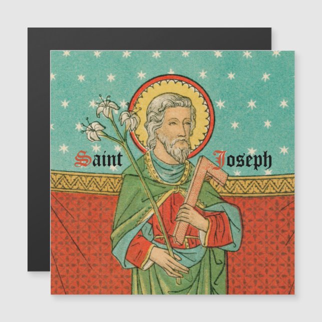 Obertorso von St. Joseph (Detail; VVP 09) Magnetkarte (Vorne/Hinten)