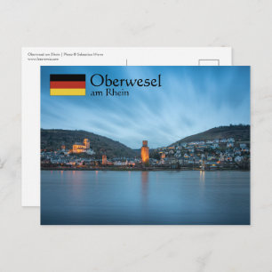 Oberwesel Deutschland Postkarte