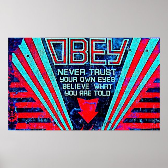 Obey ! Affiche (Devant)