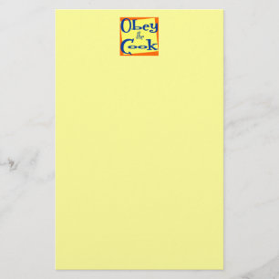 Obey Cuisine Cuisinière Dire Papeterie