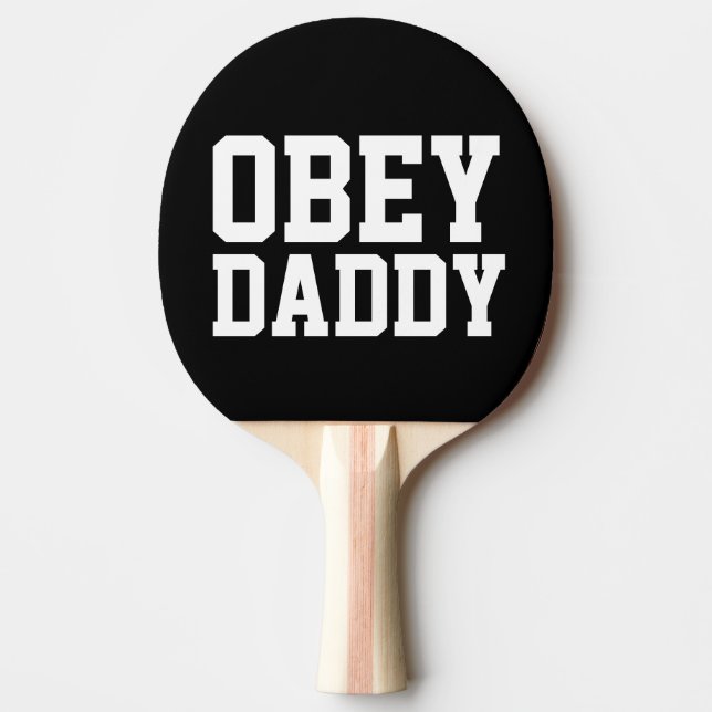 OBEY DADDY VATER PONG PADDLE TISCHTENNIS SCHLÄGER (Vorderseite)