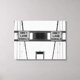 Obey Lane Signals Triptych Leinwanddruck