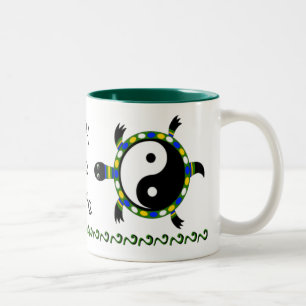 OBEY THE TURTLE ZWEIFARBIGE TASSE