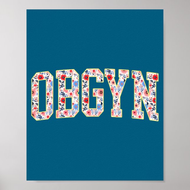 Obgyn - Labor And Delivery Nurse Ob-gyn Squad Rn N Poster (Vorne)