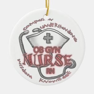 ObGyn Nurse Axiom Keramikornament