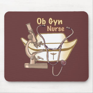 OBGyn Nurse Mouse Pad Mousepad