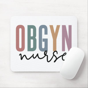 OBGYN Nurse   Obstetrie und Gynäkologie Mousepad