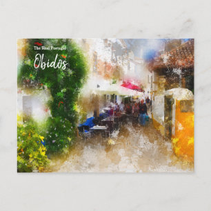 Obidos - das wahre Portugal Postkarte