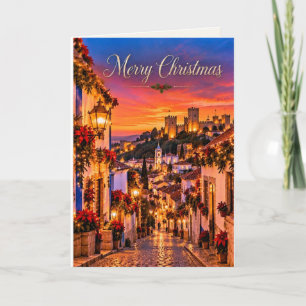 Óbidos Portugal Frohe Weihnachten Design 01