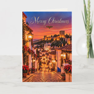 Óbidos Portugal Frohe Weihnachten Design 02