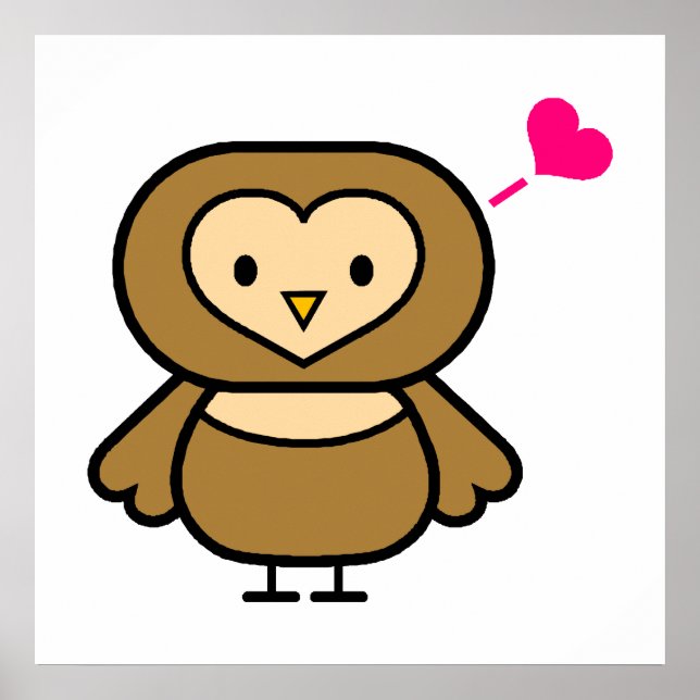 Obie Owl Poster (Vorne)