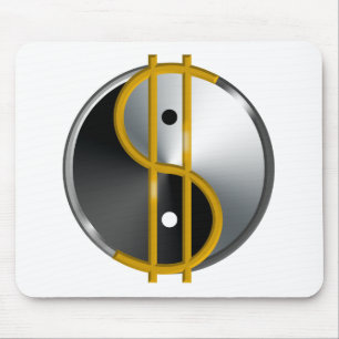 Objectivist Yin/Yang mouspad Mousepad
