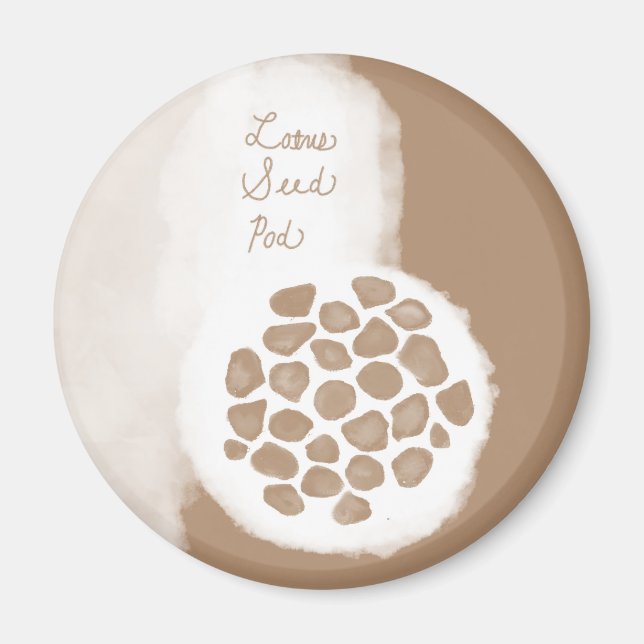 objet_11_lotus seed pod magnet (Vorne)