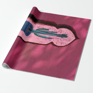objet_21_a Fenster mit Kaktus Geschenkpapier
