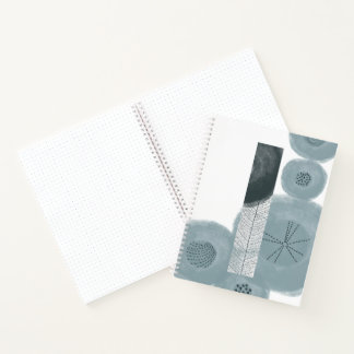 Objet_9_Herbstblätter_2 Spiralnotebook Notizbuch