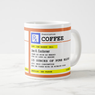 Obligation Kaffee Jumbo Tasse mit Individuelle Nam