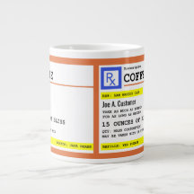 Obligation Kaffee Jumbo Tasse mit Individuelle Nam
