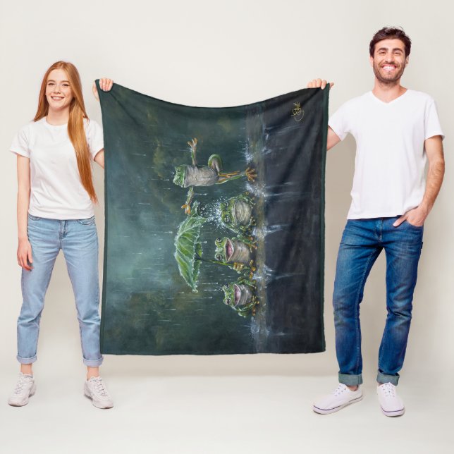 "Obligatorischer Spaß" Fleecedecke (Beispiel)