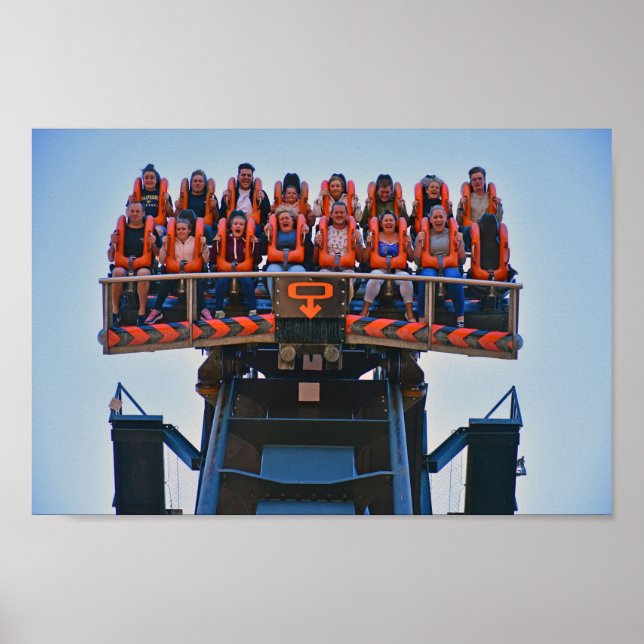 Oblivion Drop | Alton Towers Resort Poster (Vorne)