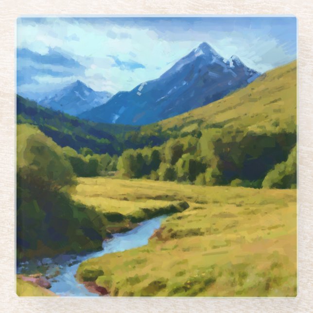 Oblivion Geboren von Lethe Glasuntersetzer (Vorderseite)