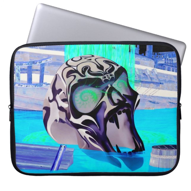 Oblivion Horror 3D Laptopschutzhülle (Vorderseite)