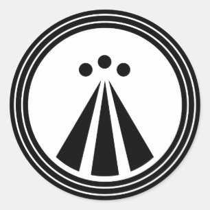 OBOD Symbol Runder Aufkleber