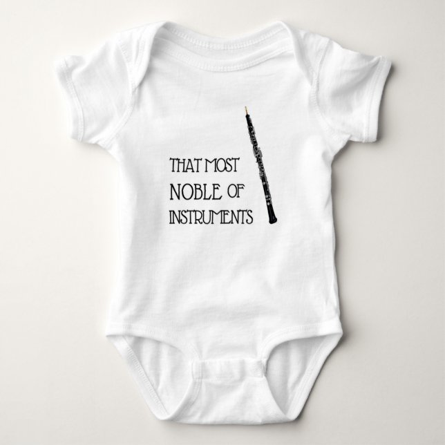 Oboe Baby-Bodysuit Baby Strampler (Vorderseite)