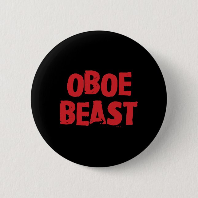 Oboe Beast Button (Vorderseite)