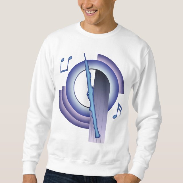Oboe Deco2 Sweatshirt (Vorderseite)