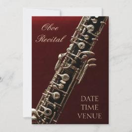 Oboe Erwägungsgrund elegant stilvolle Leistung Einladung