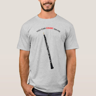 Oboe Funny Zitat können Sie auf mich Oboist zählen T-Shirt