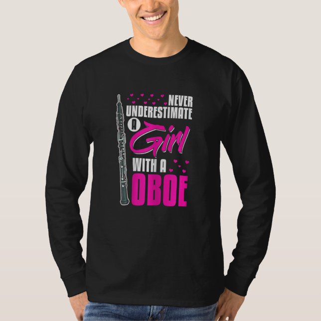 Oboe Instrument Music Player Beginner Lesson Obois T-Shirt (Vorderseite)