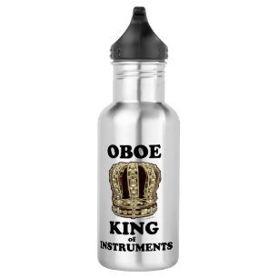 Oboe King of Instruments Edelstahlflasche