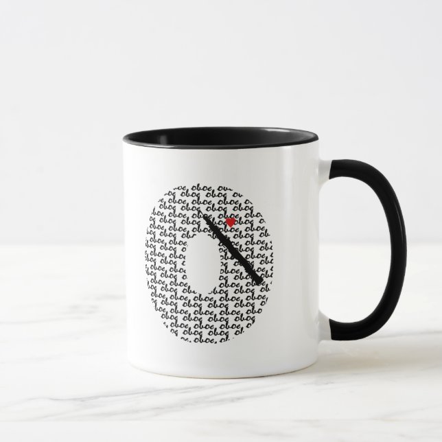 Oboe Letter O Tasse (Rechts)