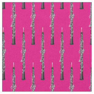 Oboe Music Musician Room Decke Rosa Stoff