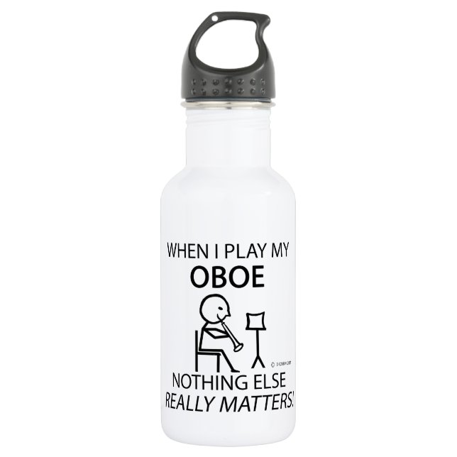 Oboe Nothing Matters Edelstahlflasche (Vorderseite)
